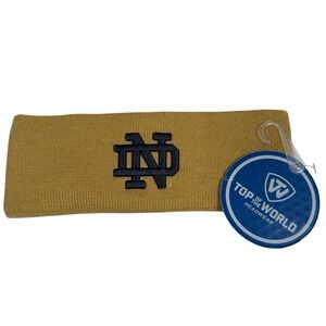 NCAA Notre Dame Fighting Irish Adult Top Of The World Knit Sweat Head Band NEW!